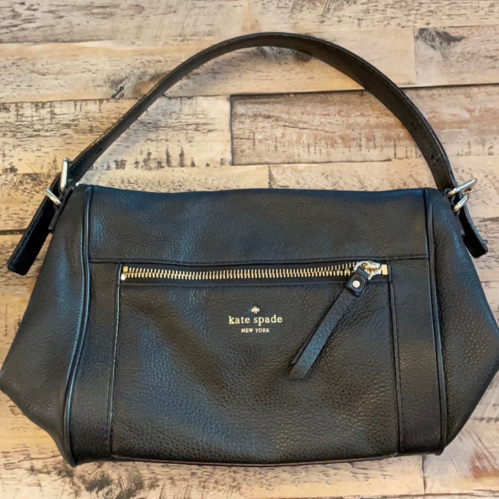 Kate Spade Black Leather Shoulder Bag